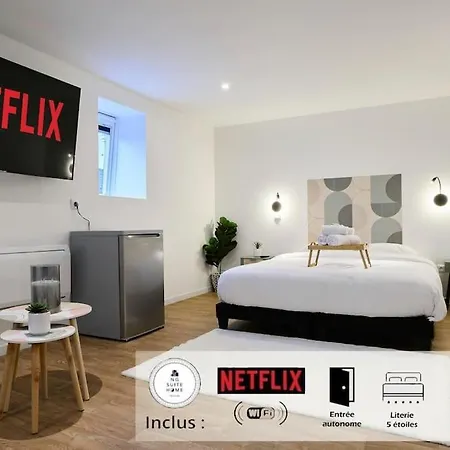 Ng Prestige - Lille L L Haute - Duplex 4 Pers - Balneo - Netflix - Wifi Appartement Tourcoing