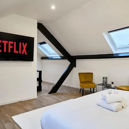 Ng Prestige - Lille L L Haute - Duplex 4 Pers - Balneo - Netflix - Wifi * Tourcoing