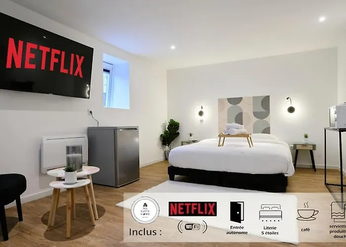 Ng Prestige - Lille L L Haute - Duplex 4 Pers - Balneo - Netflix - Wifi Apartment Tourcoing
